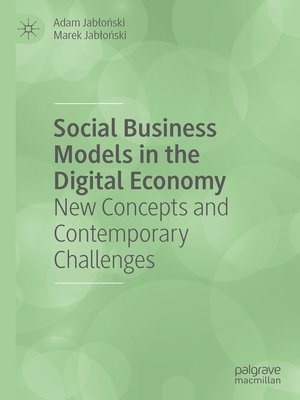 cover image of Social Business Models in the Digital Economy